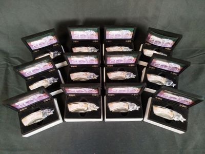 la boîte contient de nombreux modèles différents de barrettes