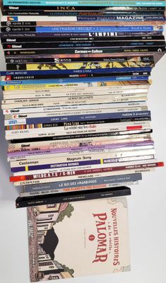 Carton de 40 bandes dessinées diverses