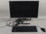 une image représentant un ordinateur de bureau équipé d'un clavier et d'une souris