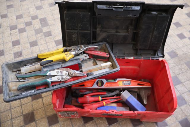 Caisse à outils garnies