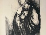 an image of a drawing of a man in a black coat