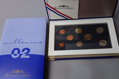 MONNAIE DE PARIS Série de pièces françaises courantes, 2002 - Photo 1