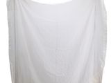 a white cloth hanging on a clothes line