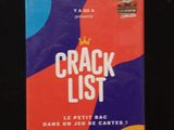 a box of crack list sitting on top of a stack of boxes