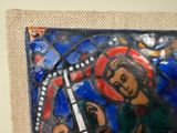 a picture of a picture of jesus on a stained glass