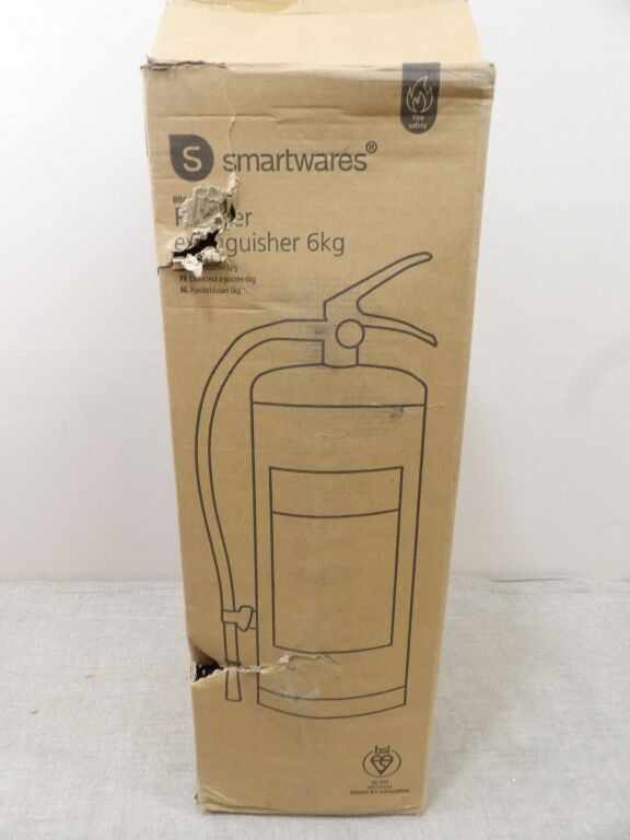 Un extincteur à poudre SMARTWARES 6k - neuf