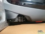 a close up view of a car ' s front bumper