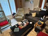 an image of a living room with a couch and a coffee table