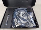 a black box with some silver items inside of it