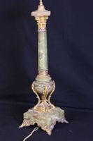 Pied de lampe en onyx et émaux cloisonnés dans le goût russe… (photo 2)
