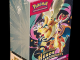 La boîte du jeu de cartes Pokémon comporte l'image d'un personnage Pokémon.