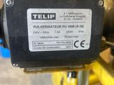 a close up of a machine with a label on it ' s side