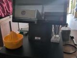 an image of a television and a bowl on a table