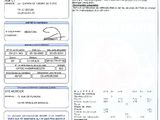 a close up of a sheet of paper with information on it