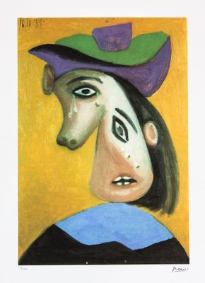 une image représentant un tableau d'une femme à tête de cheval