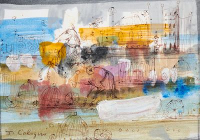 une image d'une peinture sur une feuille de papier