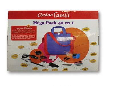 the box is full of items including a bag, a handbag, and other items