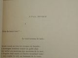 an open book with a black and white picture on it