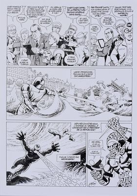 the page of a comic strip with a comic strip of a man and a woman