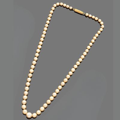 Collier Ras De Cou Ancien En Corail Véritable - Style Art Déco - Longueur 41-45 Cm - État Parfait