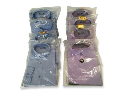 Lot de 8 - CUSTER HOMME - Chemises manches longues - Taille …