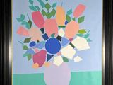 une image d'un tableau représentant un vase contenant des fleurs
