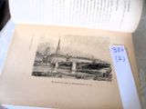 a picture of a book with a picture of a bridge on it