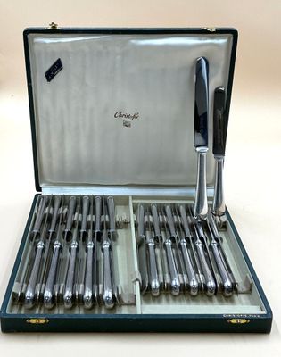 un étui ouvert contenant un ensemble de stylos à plume