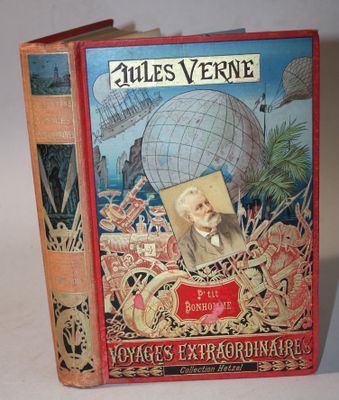 VERNE (Jules). P’tit Bonhomme. P, Hetzel, 1893 ; in-8. Carto…