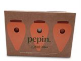 packaging of three mini carrots in a cardboard box on a white background