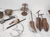 a table with a bunch of tools on it
