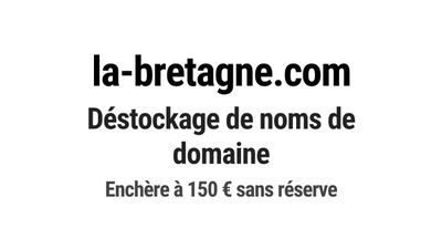 Nom de domaine la-bretagne.com.