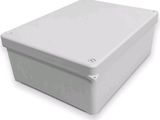 a close up of a white box on a white background