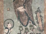 an image of a painting of a woman holding a child
