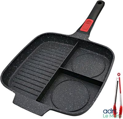 une image représentant une poêle dans laquelle se trouve une spatule