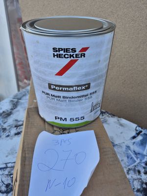 Lot de 3 bidons de liant mat Spies Hecker Permaflex PM 555 P…