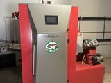 a machine that is sitting inside of a building
