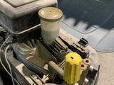 a car engine that is sitting in the back of a truck