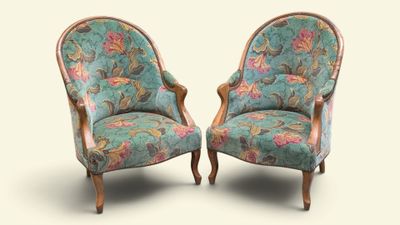 pair of upholstered armchairs with floral upholstered upholstered upholstered upholstered upholstered upholstered upholstered uphol