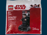 a bag of lego star wars figures on a blue background