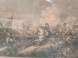 a picture of a painting of a military scene