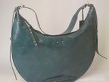 leather hobo bag with zippers and zips on the inside