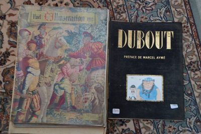 deux livres posés sur un tapis, par terre