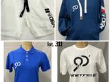 four different styles of tennis clothing are displayed on a mannequin