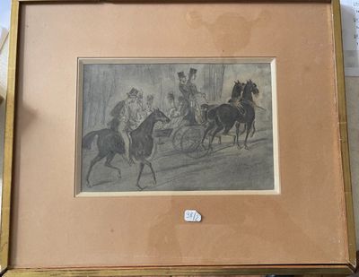 une photo représentant une course d'attelages