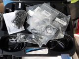 a suitcase with a bunch of items inside of it