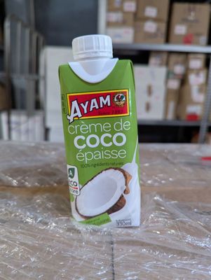 Lot d'environ 120 crème de coco, 33 cl, chacune date passée valable 18 - Photo 1