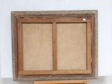 a picture of a painting on a easel in a room