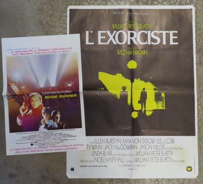 two movie posters of exorciste and the exorciste