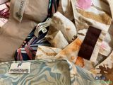 a close up of a shirt with a label on it